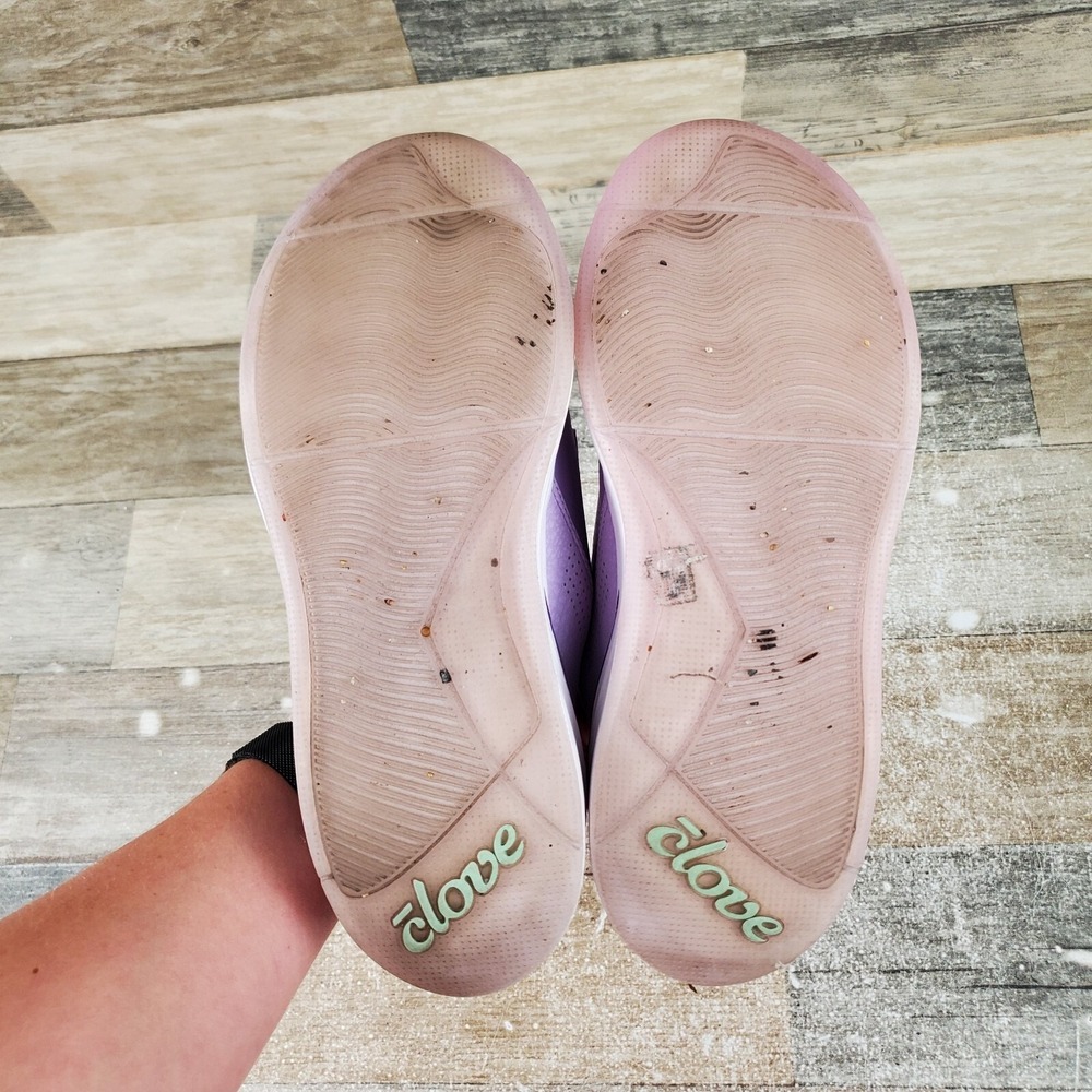 Clove Womens Nursing Shoes Sz 5.5 Lavender Lace-Up Sneakers - Picture 8 of 10